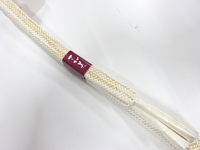 未使用品　正絹　手組帯締め